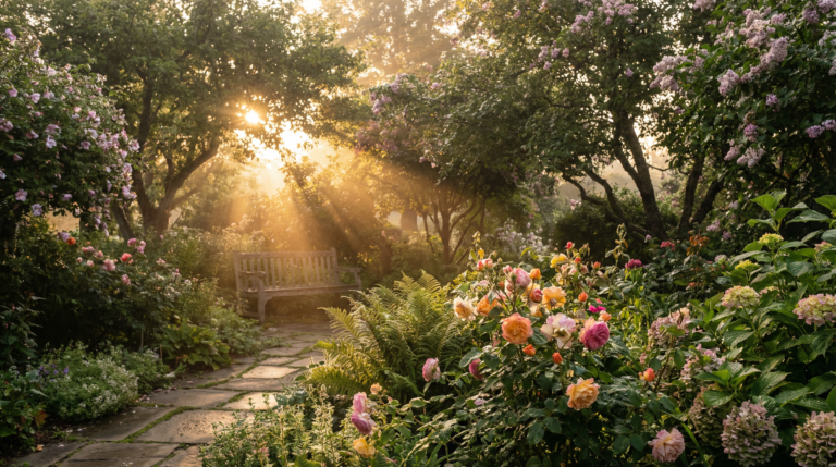The King Feasting in His Garden