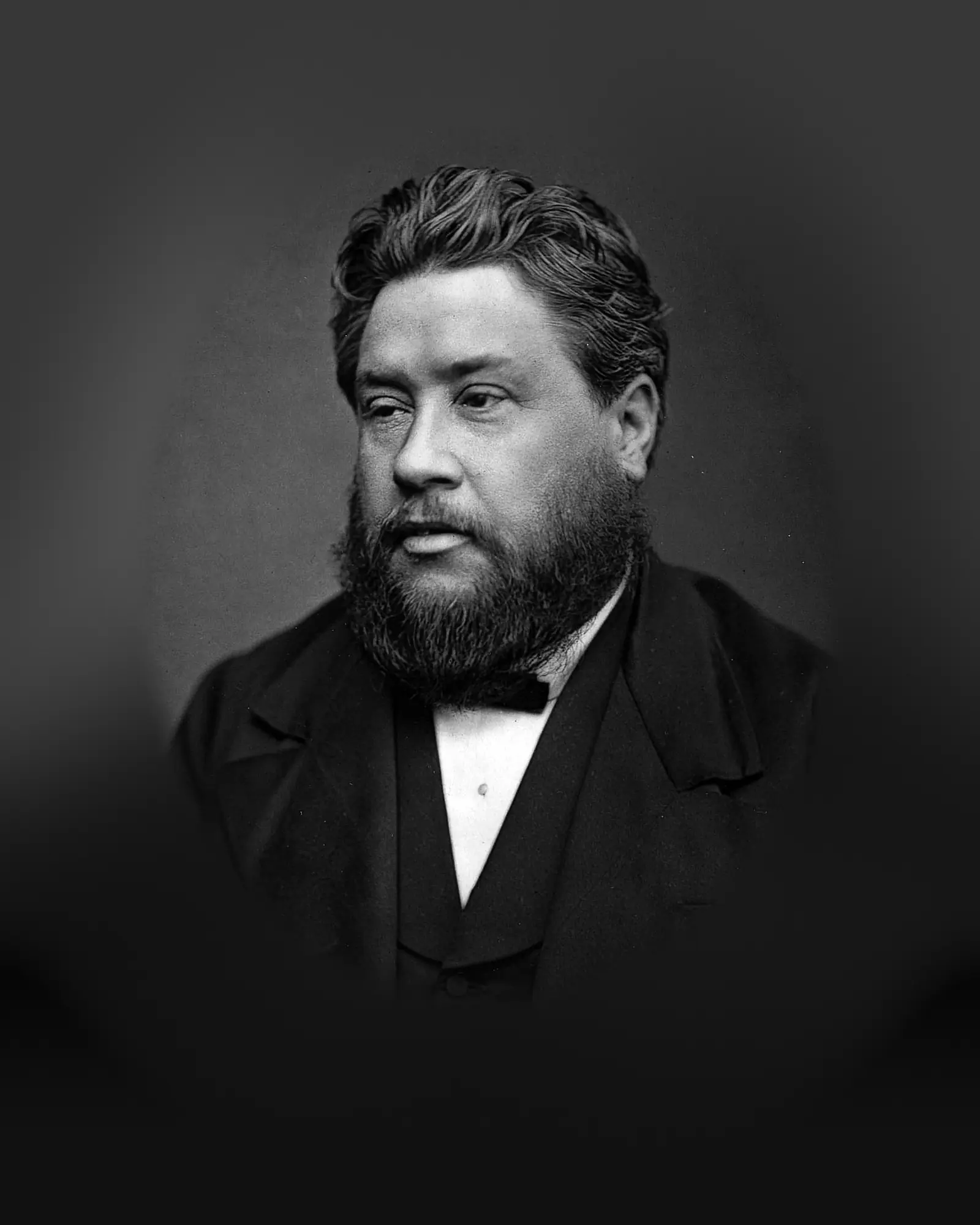 Photograph of Charles Haddon Spurgeon, about 1875-80